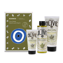 Load image into Gallery viewer, 3-piece Olive Blossom Body Care Gift Set
