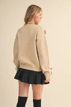Load image into Gallery viewer, Pretty Little Striped Bow Sweater
