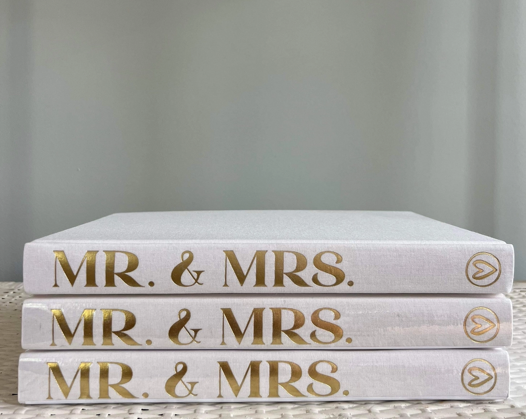 Mr. & Mrs. Wedding Guest/Coffee Table Book