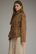 Load image into Gallery viewer, The Maison Dot Cinched-Waist Jacket

