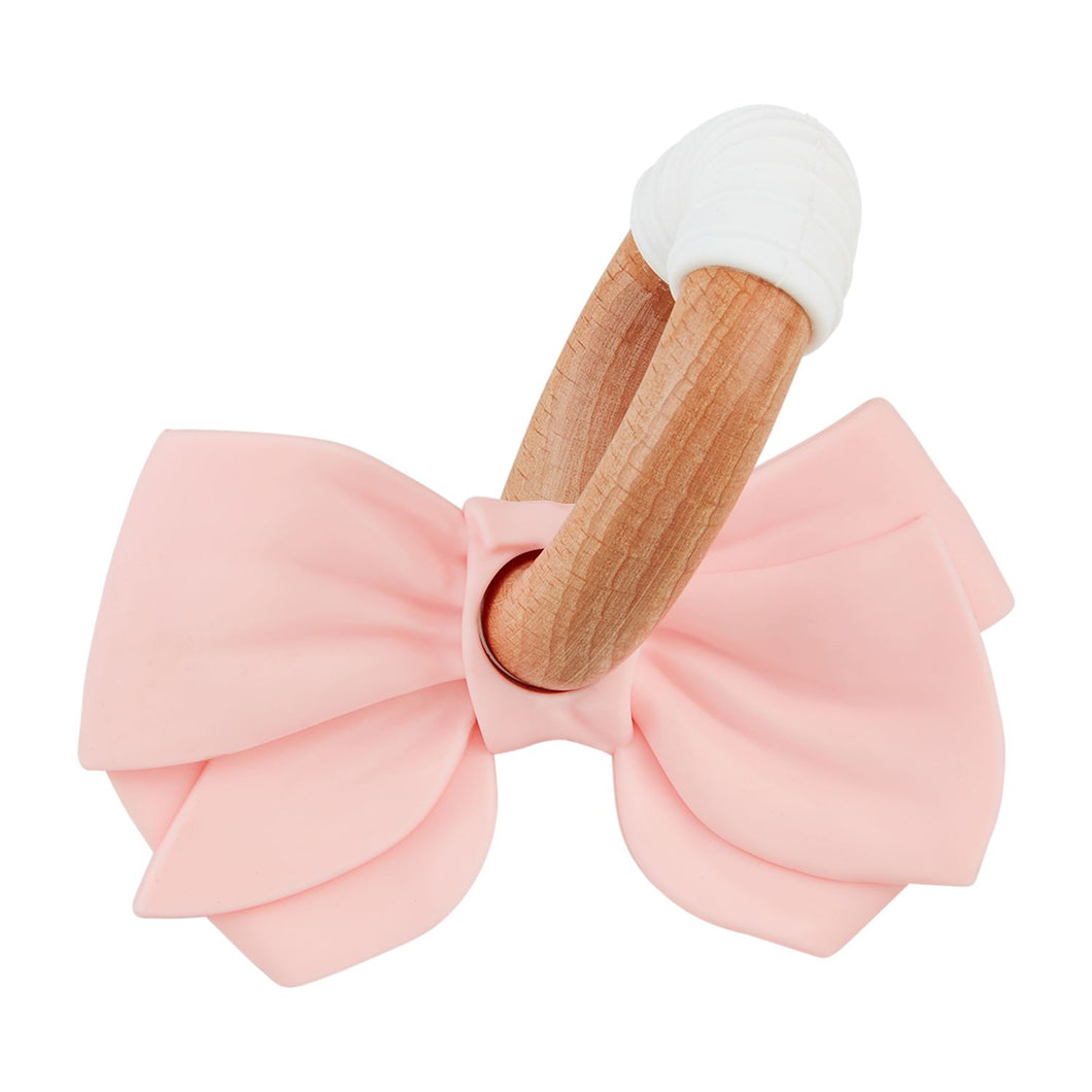 Pretty Little Bow Teething Ring
