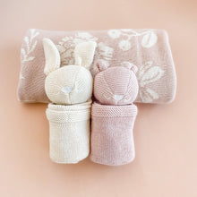 Load image into Gallery viewer, Blush Bear Organic Cotton Lovey
