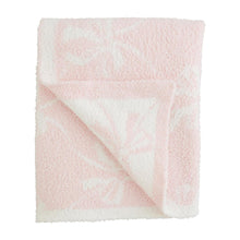 Load image into Gallery viewer, Pretty Little Bow Chenille Blanket
