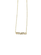 Load image into Gallery viewer, Mama CZ Gold Necklace
