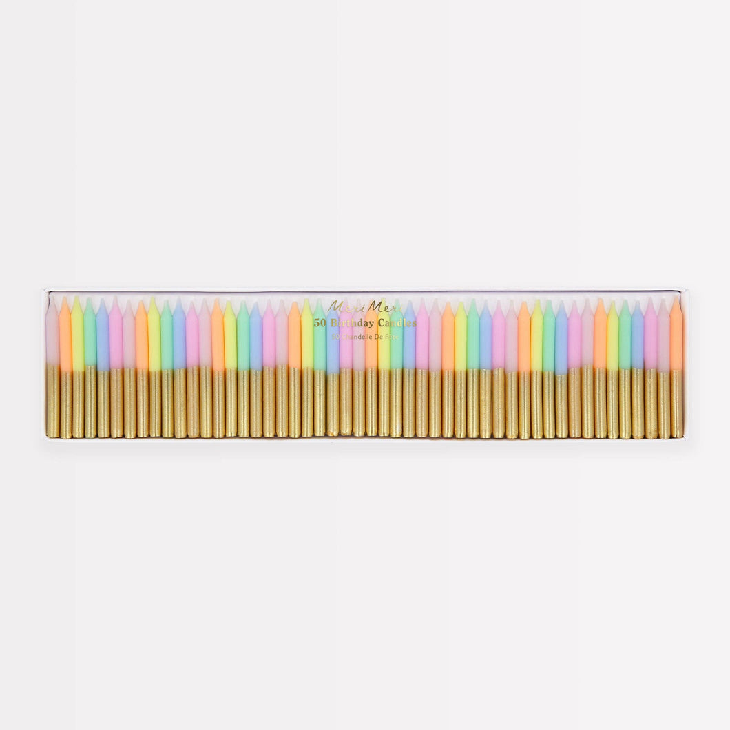Pastel Mini Birthday Candles