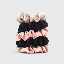Load image into Gallery viewer, Satin Sleep Scrunchies 5 Piece Set
