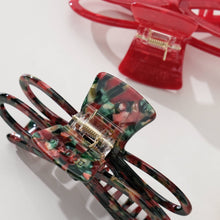 Load image into Gallery viewer, Remi Vintage Holiday Bow Claw Clip
