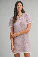 Load image into Gallery viewer, Pretty Little Jewel Tweed Knit Dress
