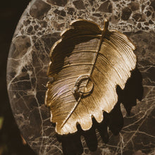 Load image into Gallery viewer, Pretty Little Gold Leaf Trinket Dish
