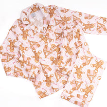 Load image into Gallery viewer, Gingerbread Martini Flannel PJ Set
