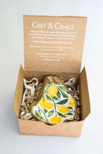 Load image into Gallery viewer, Lemonade Decoupage Oyster Jewelry Dish
