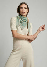 Load image into Gallery viewer, Foulard Knit Triangle Scarf
