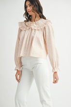 Load image into Gallery viewer, Love Shack Floral Peter Pan Collar Blouse Top
