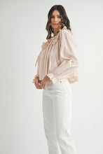 Load image into Gallery viewer, Love Shack Floral Peter Pan Collar Blouse Top
