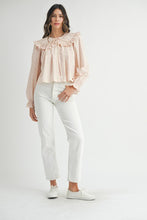 Load image into Gallery viewer, Love Shack Floral Peter Pan Collar Blouse Top
