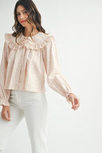 Load image into Gallery viewer, Love Shack Floral Peter Pan Collar Blouse Top
