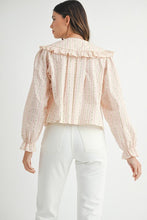 Load image into Gallery viewer, Love Shack Floral Peter Pan Collar Blouse Top
