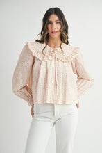 Load image into Gallery viewer, Love Shack Floral Peter Pan Collar Blouse Top
