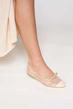 Load image into Gallery viewer, Florence Mesh Bow Flats
