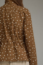 Load image into Gallery viewer, The Maison Dot Cinched-Waist Jacket
