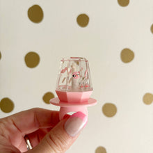Load image into Gallery viewer, Pink Snowman Ring Pop Lip Gloss
