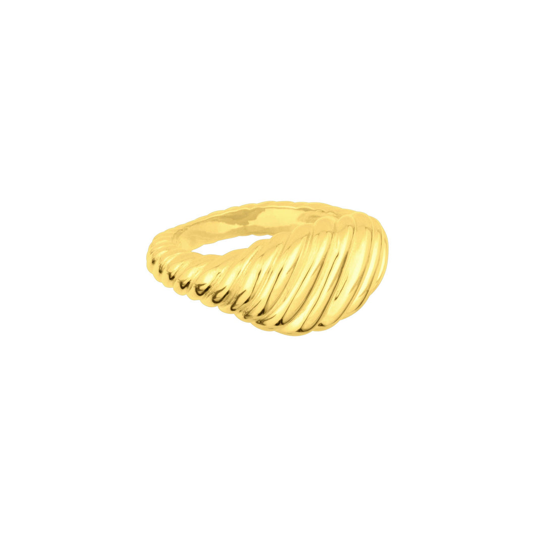 Stella Signet Gold Ring