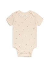 Load image into Gallery viewer, Pia Floral Organic Josie Pointelle Short Sleeve Bodysuit

