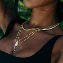 Load image into Gallery viewer, Bezel Tennis Necklace
