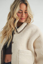 Load image into Gallery viewer, Cozy Cropped Sherpa Jacket
