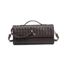 Load image into Gallery viewer, Ada Top Handle Woven East West Clutch Crossbody
