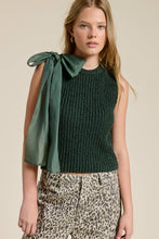 Load image into Gallery viewer, Pretty Bow Sleeveless Knit Top
