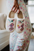 Load image into Gallery viewer, Mahjong Fuzzy Slippers
