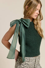 Load image into Gallery viewer, Pretty Bow Sleeveless Knit Top

