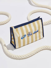 Load image into Gallery viewer, Shelly Striped Zip Pouch
