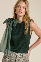 Load image into Gallery viewer, Pretty Bow Sleeveless Knit Top
