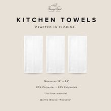 Load image into Gallery viewer, Hydrangea Flower Waffle Kitchen Towel
