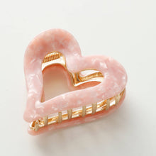 Load image into Gallery viewer, Juliette Heart Metal Claw Clip
