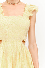 Load image into Gallery viewer, Fleur Butter Yellow Midi Dress

