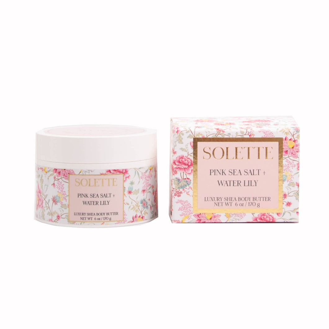 Pink Sea Salt + Water Lily Body Butter