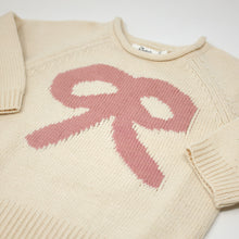 Load image into Gallery viewer, Blush Bow Crewneck Sweater
