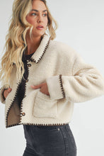 Load image into Gallery viewer, Cozy Cropped Sherpa Jacket
