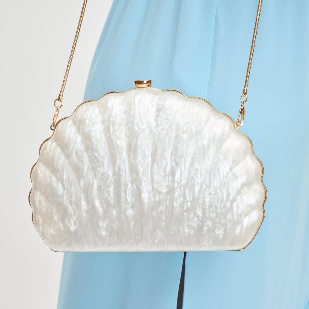 Perla Seashell Mermaid Evening Bag