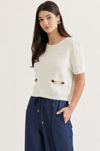 Load image into Gallery viewer, The Sag Harbor Ivory Knit Top
