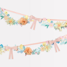 Load image into Gallery viewer, Flower &amp; Bow Garden Party Garland
