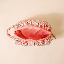 Load image into Gallery viewer, Everbloom Dusty Rose Essentials Quilted Cosmetic Pouch
