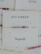 Load image into Gallery viewer, Birthstone Beaded Carded Bracelet
