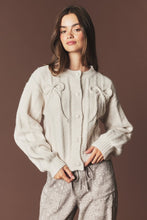 Load image into Gallery viewer, The Château Bow Cable Knit Cardigan
