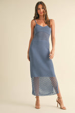 Load image into Gallery viewer, Blue Granite Resort Knit Dress
