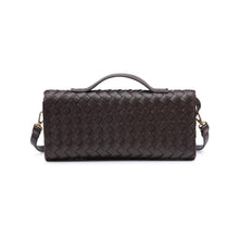 Load image into Gallery viewer, Ada Top Handle Woven East West Clutch Crossbody
