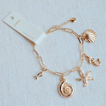 Load image into Gallery viewer, Coastal Seaside Charm Bracelet
